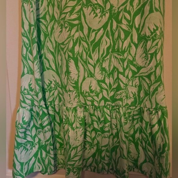 Lilly Pulitzer Riegan Fauna Green and White Dress Size XXS - Picture 9 of 11